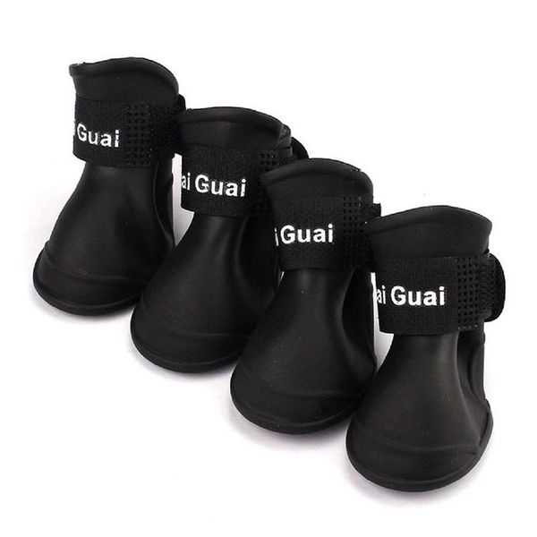 dog apparel 4 pieces rain boots waterproof shoes accessories pet medium size (black, l)
dog apparel 4 pieces rain boots waterproof shoes accessories pet medium size (black, l)