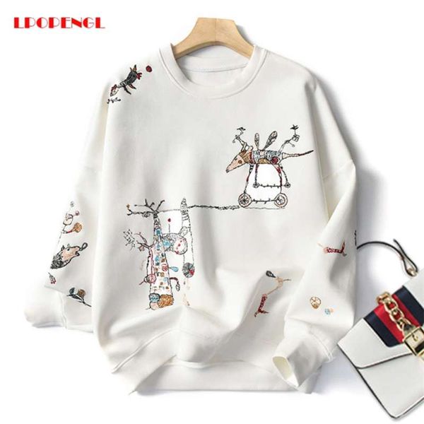 harajuku fashion stitch-embroidered long-sleeved o- neck breathable hoodie casual sweatshirt women spring autumn 210928, Black
harajuku fashion stitch-embroidered long-sleeved o- neck breathable hoodie casual sweatshirt women spring autumn 210928, Black