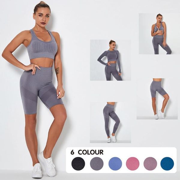 yoga outfit sports set for women gym seamless hollow out t shirt bra shorts leggings sets
yoga outfit sports set for women gym seamless hollow out t shirt bra shorts leggings sets