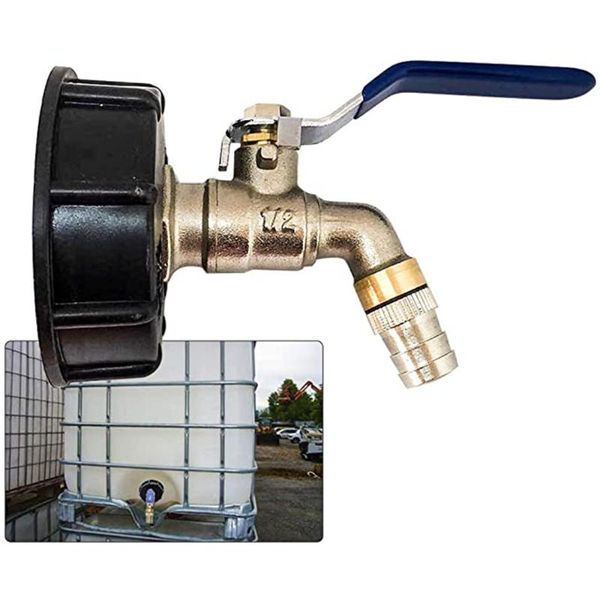 tote tank grade drain adapter 3/4" coarse garden hose faucet water connector watering equipments
tote tank grade drain adapter 3/4" coarse garden hose faucet water connector watering equipments