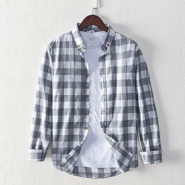 men's casual shirts japanese fresh striped long sleeves plaid shirt for male simple handsome color contrast mens slim, White;black
men's casual shirts japanese fresh striped long sleeves plaid shirt for male simple handsome color contrast mens slim, White;black