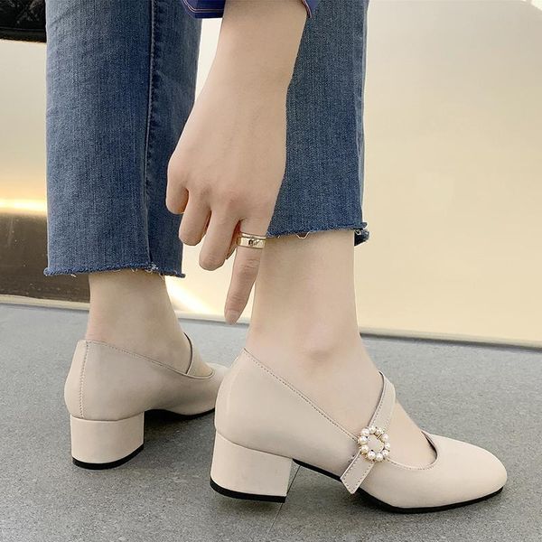 dress shoes women retro black beige pearl pu leather pumps ankle strap square heels mary janes woman single 2021 round toe
dress shoes women retro black beige pearl pu leather pumps ankle strap square heels mary janes woman single 2021 round toe