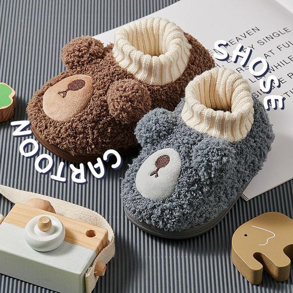 slipper kids slippers winter children warm indoor cotton shoes boys casual soft bottom non-slip loafers swb012, Black;grey
slipper kids slippers winter children warm indoor cotton shoes boys casual soft bottom non-slip loafers swb012, Black;grey