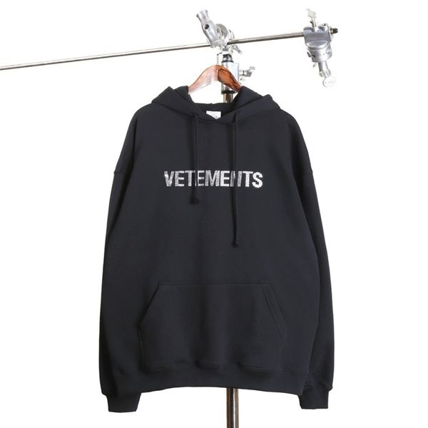 vetements 20fw ironing sweater cap 430g terry cloth drill letter, Black 
vetements 20fw ironing sweater cap 430g terry cloth drill letter, Black