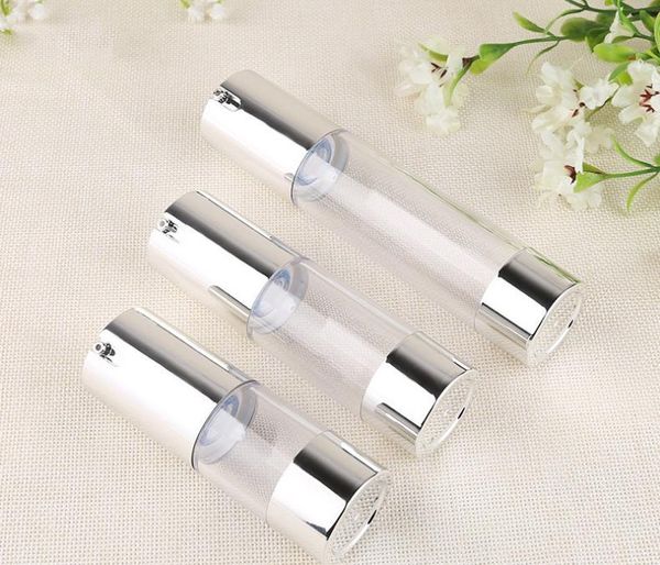 storage bottles & jars 100pcs airless pump bottle 15ml 30ml 50ml 80ml 100ml silver cosmetic liquid cream container lotion essence sn353
storage bottles & jars 100pcs airless pump bottle 15ml 30ml 50ml 80ml 100ml silver cosmetic liquid cream container lotion essence sn353