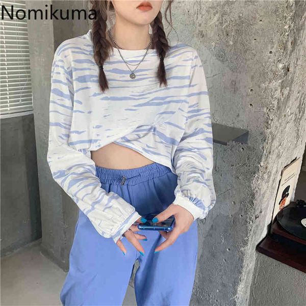 nomikuma o neck long sleeve crop women printed casual loose t shirts korean streetwear fashion tshirts arrival 3c553 210514, White
nomikuma o neck long sleeve crop women printed casual loose t shirts korean streetwear fashion tshirts arrival 3c553 210514, White