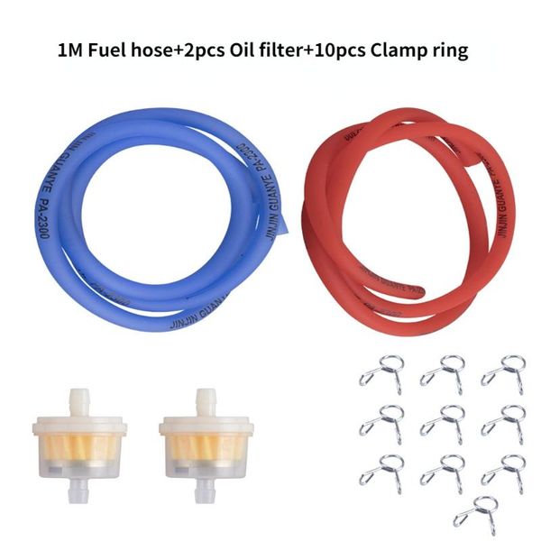 parts fuel oil gas line filter with 1m hose tube and 10pcs clamp ring for universal moto scooter moped gasoline strainer
parts fuel oil gas line filter with 1m hose tube and 10pcs clamp ring for universal moto scooter moped gasoline strainer