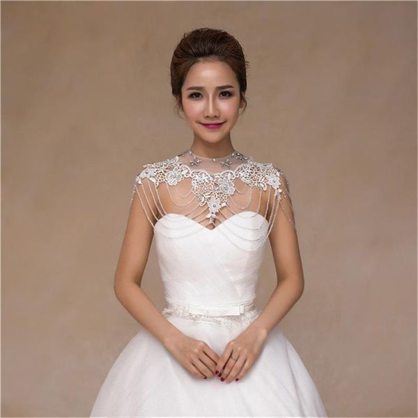wraps & jackets amazing bling diamond beading lace bridal shoulder ladies bride chain beaded tassel luxurious, White
wraps & jackets amazing bling diamond beading lace bridal shoulder ladies bride chain beaded tassel luxurious, White
