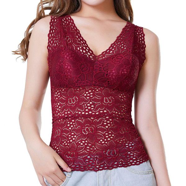 camisoles & tanks women lace flower solid corset chest pad long v-neck sleeveless vest, Black;white
camisoles & tanks women lace flower solid corset chest pad long v-neck sleeveless vest, Black;white