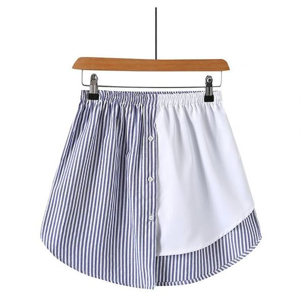 skirts women striped pattern mini skirt irregular fake hem high waist shirt extenders, Black
skirts women striped pattern mini skirt irregular fake hem high waist shirt extenders, Black