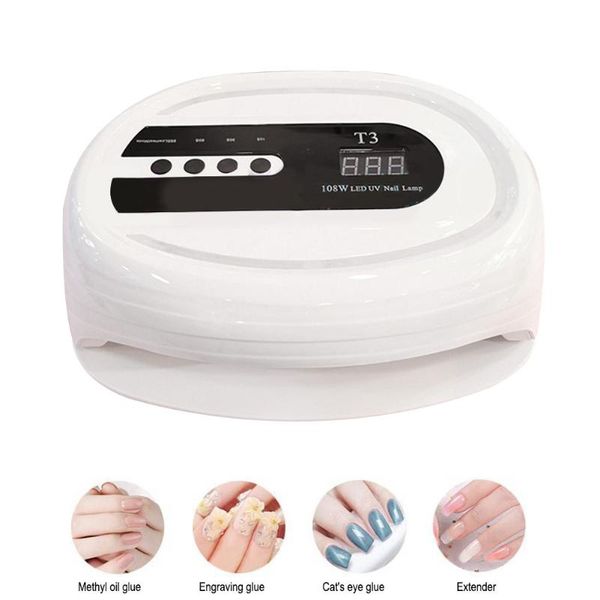 nails dryer 4 modes timing lamp uv led 108w manicure nail drying varnish for home caring protection supply art kits
nails dryer 4 modes timing lamp uv led 108w manicure nail drying varnish for home caring protection supply art kits