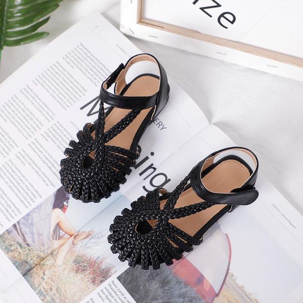 fashion comfortable children school sandals closed toe girls summer beach shoes kids twist braid baby sandalias sandalia, Black;red
fashion comfortable children school sandals closed toe girls summer beach shoes kids twist braid baby sandalias sandalia, Black;red