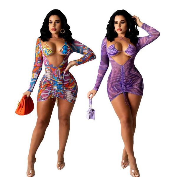 casual dresses zoctuo print club for women drawstring ruched bodycon dress with bra two 2 piece set fashion summer vestidos full sleeve, Black;gray
casual dresses zoctuo print club for women drawstring ruched bodycon dress with bra two 2 piece set fashion summer vestidos full sleeve, Black;gray
