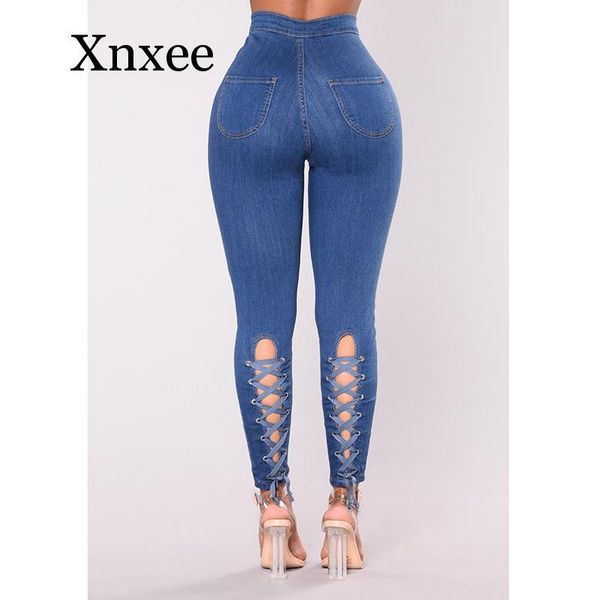 women's jeans 2021 high street women back tie design skinny cut woman long denim trousers selling famale fashion pants, Blue
women's jeans 2021 high street women back tie design skinny cut woman long denim trousers selling famale fashion pants, Blue