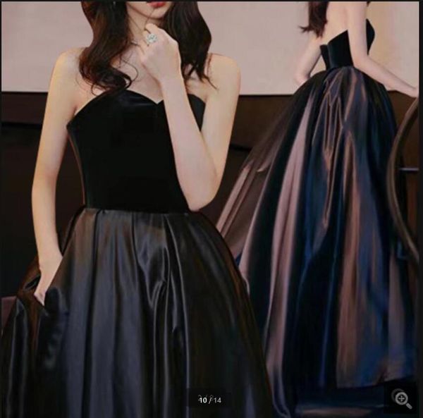 vestido de noiva black velvet a line prom dress strapless sweetheart neckline simple court train party gowns with pocket forma red carpet ev
vestido de noiva black velvet a line prom dress strapless sweetheart neckline simple court train party gowns with pocket forma red carpet ev