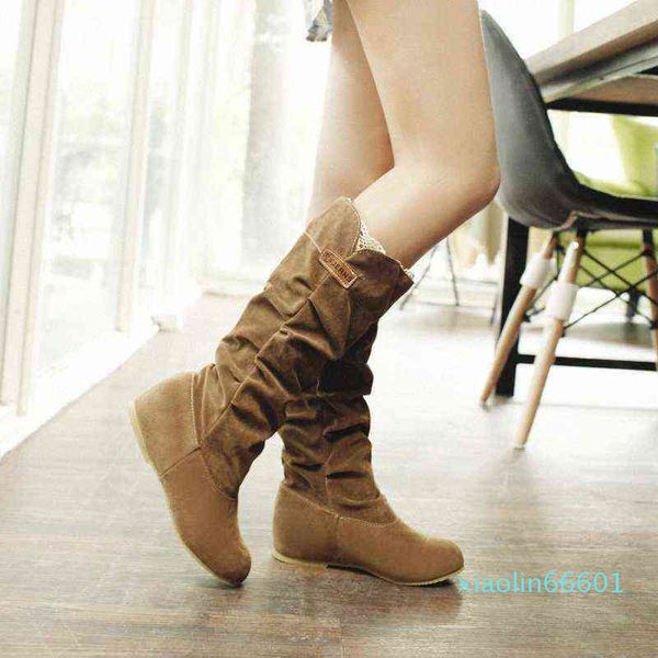 autumn winter boots women female round toe mid calf princess sweet boot stylish flat flock shoes snow boots thigh high boots u5qg#, Black
autumn winter boots women female round toe mid calf princess sweet boot stylish flat flock shoes snow boots thigh high boots u5qg#, Black