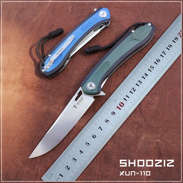 shooziz foding knife g10 hande d2 bearing tactica outdoor sef defense hunting cutter pocket knives edc toos
shooziz foding knife g10 hande d2 bearing tactica outdoor sef defense hunting cutter pocket knives edc toos