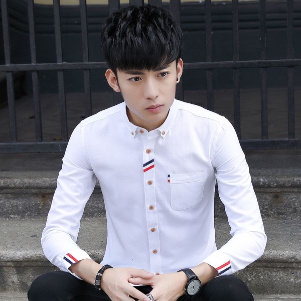 2021 new four seasons long sleeve shirt men's business dress men's slim solid color shirt base shirt men's wear, Black;brown
2021 new four seasons long sleeve shirt men's business dress men's slim solid color shirt base shirt men's wear, Black;brown