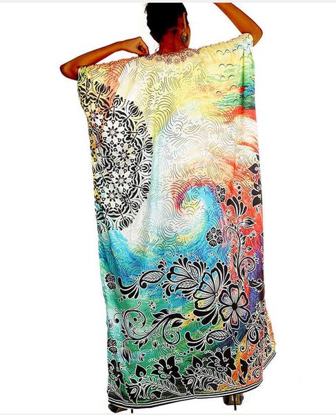 women's swimwear oversize print kaftan beach cover-up long women summer holiday batwing sleeve robe maxi es female w7fm, White;black
women's swimwear oversize print kaftan beach cover-up long women summer holiday batwing sleeve robe maxi es female w7fm, White;black