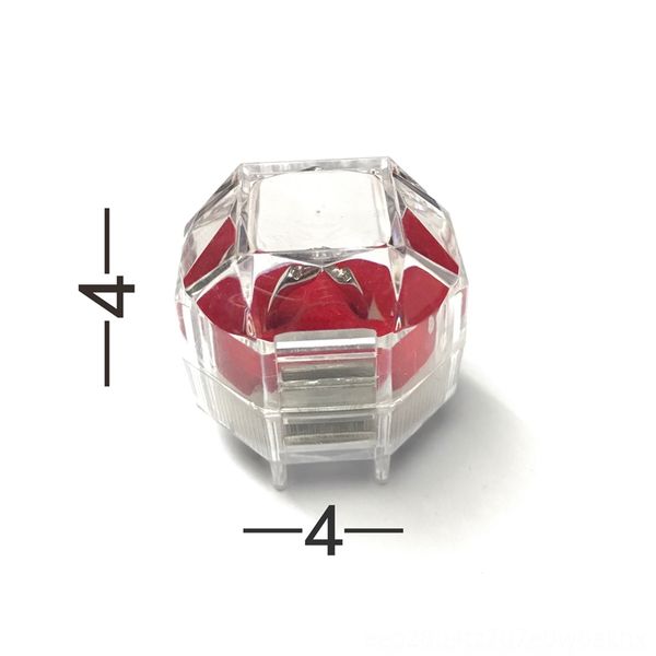 WJw2 transparent small octagonal transparent ear 4 4 acrylic boxes packing ring jewelry packaging boxes jewelry bag ring, Black;white
WJw2 transparent small octagonal transparent ear 4 4 acrylic boxes packing ring jewelry packaging boxes jewelry bag ring, Black;white