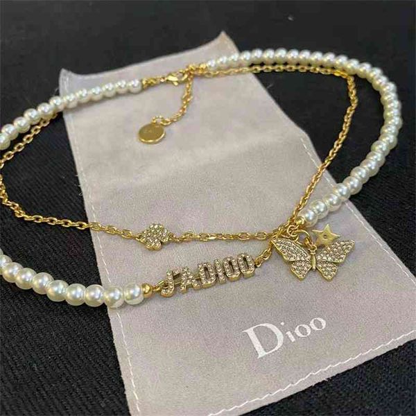 75% off outlet online family letter butterfly flower full double pearl 2021 necklace brass neck chain female dgo7, Silver
75% off outlet online family letter butterfly flower full double pearl 2021 necklace brass neck chain female dgo7, Silver