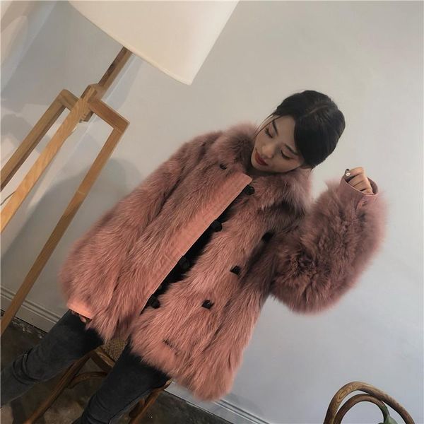women's fur & faux luxury parka wholepelt natural coats 2021 winter real warm long jacket, Black
women's fur & faux luxury parka wholepelt natural coats 2021 winter real warm long jacket, Black