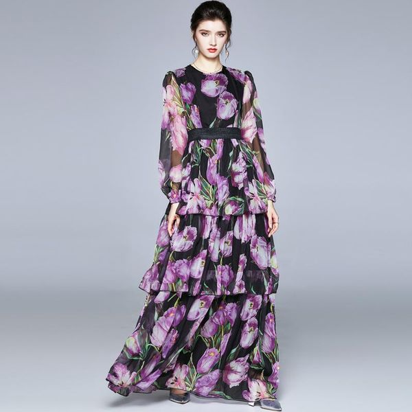 casual dresses chiffon tulip print large swing summer dress 3d multi-layers cake cascading ruffle lantern sleeve maxi for women, Black;gray
casual dresses chiffon tulip print large swing summer dress 3d multi-layers cake cascading ruffle lantern sleeve maxi for women, Black;gray