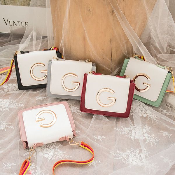 women's bag contrast color single shoulder small square version new personalized ribbon messenger letter mobile purse black friday
women's bag contrast color single shoulder small square version new personalized ribbon messenger letter mobile purse black friday