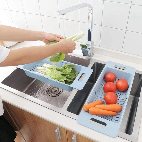 storage baskets 3 pack expandable colander fruits vegetables drain basket drying rack adjustable strainer over the sink for kitchen blue
storage baskets 3 pack expandable colander fruits vegetables drain basket drying rack adjustable strainer over the sink for kitchen blue