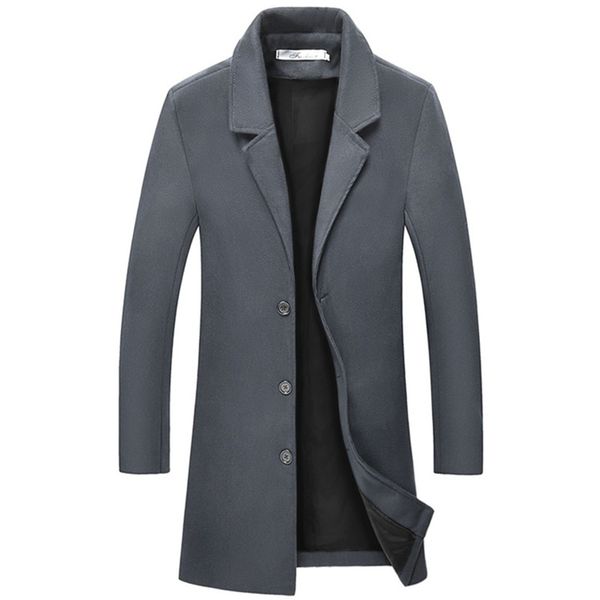 casual styles male overcoat casual single breasted solid color slim fit long trench / mens winter long jacket wool blends windb, Black
casual styles male overcoat casual single breasted solid color slim fit long trench / mens winter long jacket wool blends windb, Black