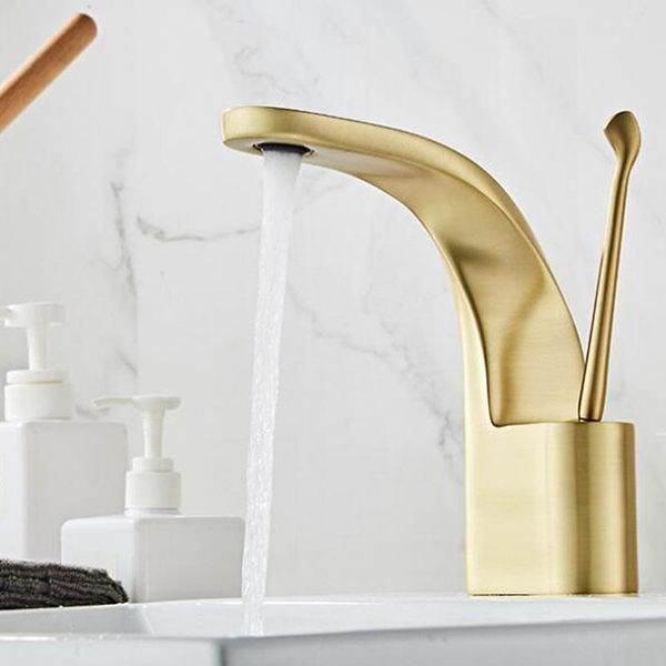 bathroom sink faucets european brushed gold art faucet lavatory and cold water tap
bathroom sink faucets european brushed gold art faucet lavatory and cold water tap