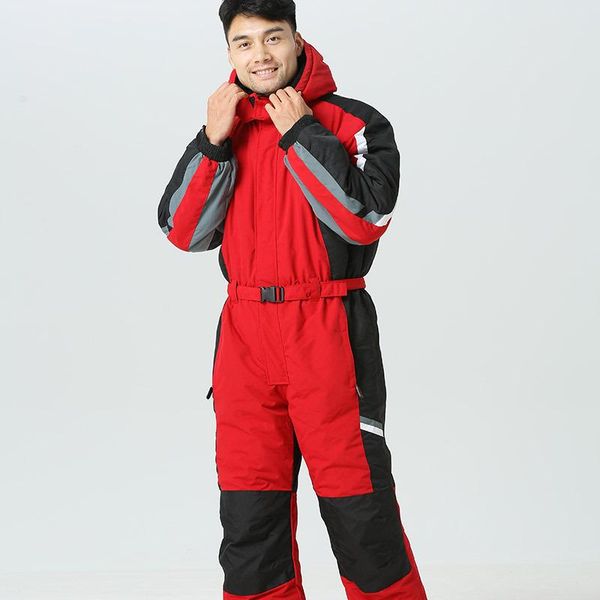 men and women one-piece ski suit solid color windproof waterproof warm hood snowboarding set skiing suits
men and women one-piece ski suit solid color windproof waterproof warm hood snowboarding set skiing suits