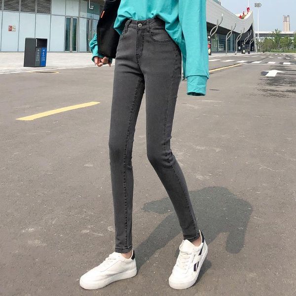 women stretch high waist jeans winter warm lady plus size slim skinny pants push up leggings pencil trousers women's, Blue
women stretch high waist jeans winter warm lady plus size slim skinny pants push up leggings pencil trousers women's, Blue
