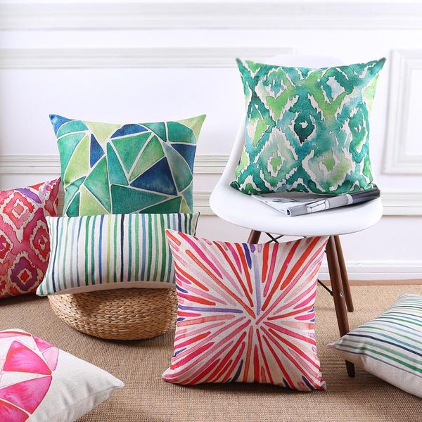 cushion/decorative pillow decorative throw case cover color painting leaf geometric cotton linen square seat waist cushion for sofa home
cushion/decorative pillow decorative throw case cover color painting leaf geometric cotton linen square seat waist cushion for sofa home