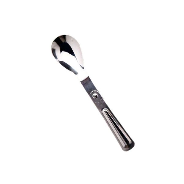 spoons 5 pcs 304 folding stainless steel spoon creative portable two sections coffee tableware (silver)
spoons 5 pcs 304 folding stainless steel spoon creative portable two sections coffee tableware (silver)