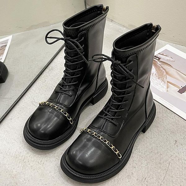 boots autumn winter women ankle short modern 2021 female round toe chain shoes fashion ladies motorcycle for woman, Black
boots autumn winter women ankle short modern 2021 female round toe chain shoes fashion ladies motorcycle for woman, Black