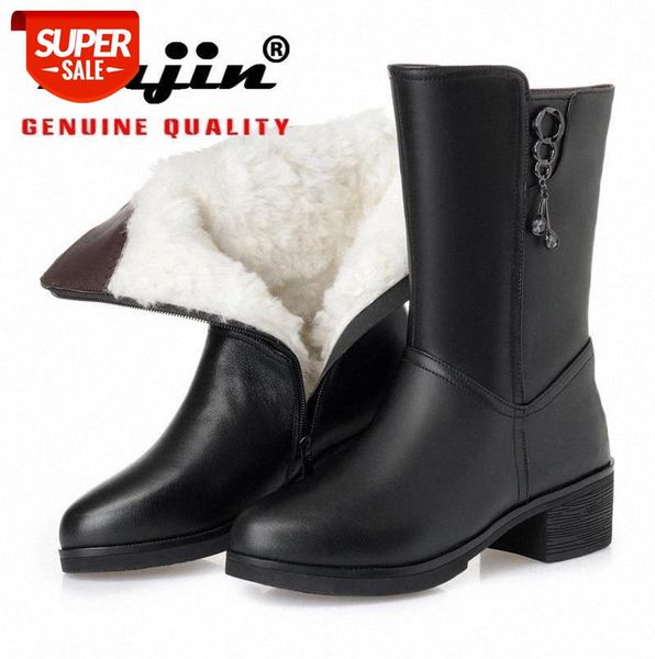 fujin 2021 wool snow boots women warm flat bottom genuine leather platform forfur warm shoes plush high boots women winter #h45a
fujin 2021 wool snow boots women warm flat bottom genuine leather platform forfur warm shoes plush high boots women winter #h45a