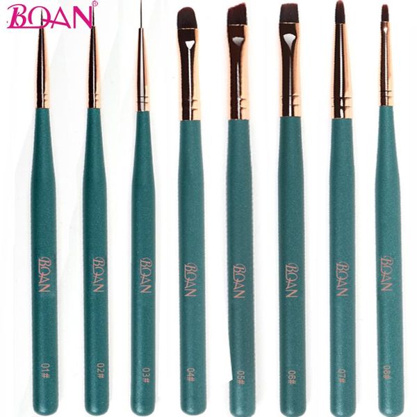 nail brushes bqan art brush design painting polish uv gel draw pen tools round head pink handle with metal cap, Yellow
nail brushes bqan art brush design painting polish uv gel draw pen tools round head pink handle with metal cap, Yellow