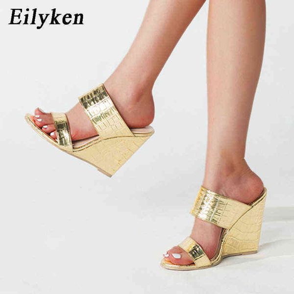 slippers eilyken sxey golden snake print pu leather women summer open toe ladies sandals fashion wedge heels party shoes220308, Black
slippers eilyken sxey golden snake print pu leather women summer open toe ladies sandals fashion wedge heels party shoes220308, Black