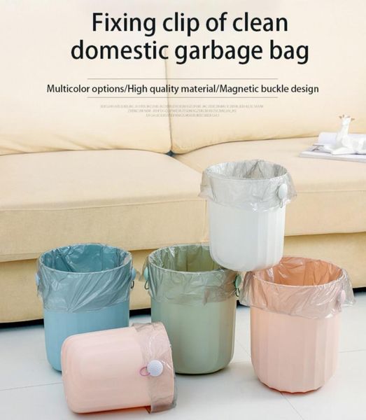 bag clips 2pcs garbage bin clamp rubbish clip anti-slip fixation holder magnetic kitchen storage tools
bag clips 2pcs garbage bin clamp rubbish clip anti-slip fixation holder magnetic kitchen storage tools
