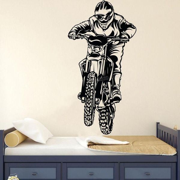 wall stickers motorcycle decal racing bike motocross sticker motorcross jumping art room decoration design poster b714
wall stickers motorcycle decal racing bike motocross sticker motorcross jumping art room decoration design poster b714
