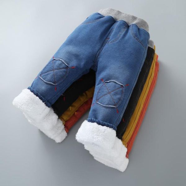 jeans high-quality children boys winter thick denim patch pants baby versatile casual velvet warm 1-5years, Blue
jeans high-quality children boys winter thick denim patch pants baby versatile casual velvet warm 1-5years, Blue