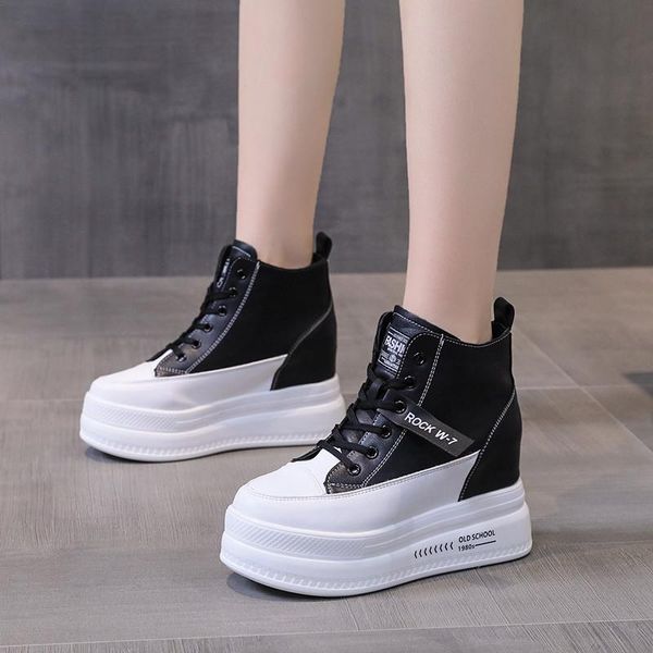 boots super fire women's fashion high-height casual increasing women booties autumn winter thick-soled female sneakers, Black
boots super fire women's fashion high-height casual increasing women booties autumn winter thick-soled female sneakers, Black