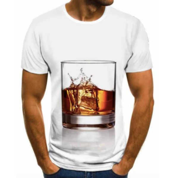 beer pattern men 3d print t-shirt graphic optical illusion short-sleeved party street punk goth round neck summer, White;black
beer pattern men 3d print t-shirt graphic optical illusion short-sleeved party street punk goth round neck summer, White;black