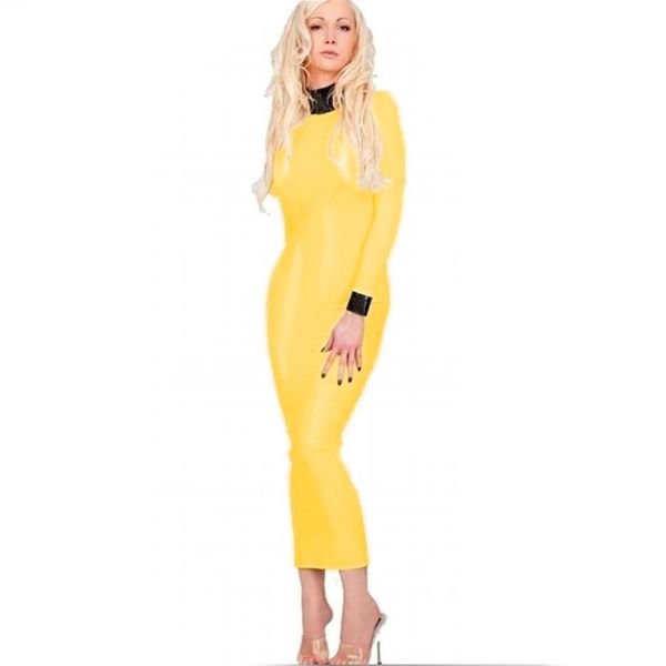 casual dresses bodycon midi dress for women pvc long sleeve pencil clubwear black high neck slim vinyl costume plus size, Black;gray
casual dresses bodycon midi dress for women pvc long sleeve pencil clubwear black high neck slim vinyl costume plus size, Black;gray
