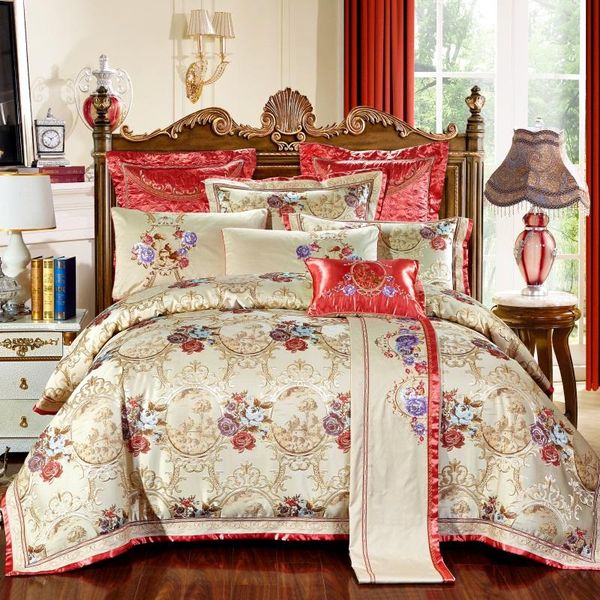 bedding sets 4/6/10pcs luxury wedding royal set stain jacquard bedclothes king/ size bed cotton spread duvet cover
bedding sets 4/6/10pcs luxury wedding royal set stain jacquard bedclothes king/ size bed cotton spread duvet cover