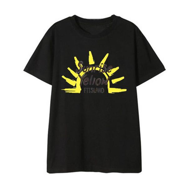 women's t-shirt fashion kpop ftisland the tenth anniversary sunrise yellow shirts hiphop loose tshirt t shirt short sleeve top, White
women's t-shirt fashion kpop ftisland the tenth anniversary sunrise yellow shirts hiphop loose tshirt t shirt short sleeve top, White