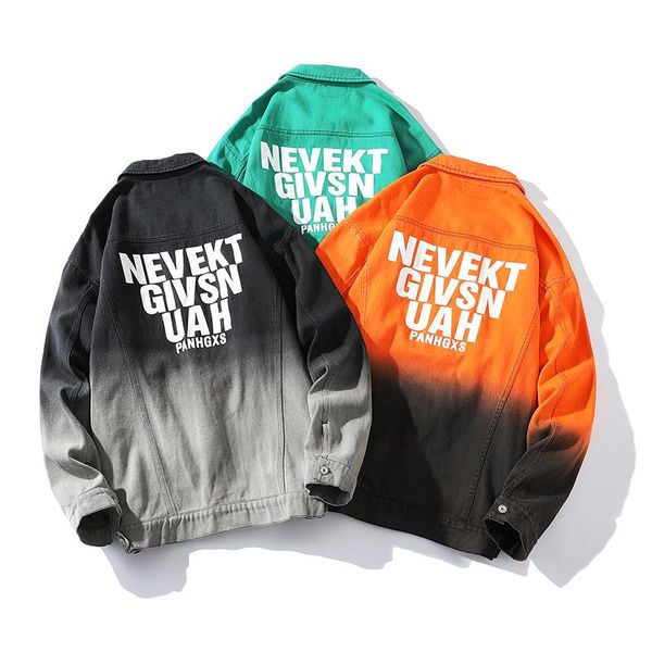 men's jackets colorful tie dye jeans for men japanese fashion trends streetwear male oversized denim clothes teenage letter print coat, Black;brown
men's jackets colorful tie dye jeans for men japanese fashion trends streetwear male oversized denim clothes teenage letter print coat, Black;brown
