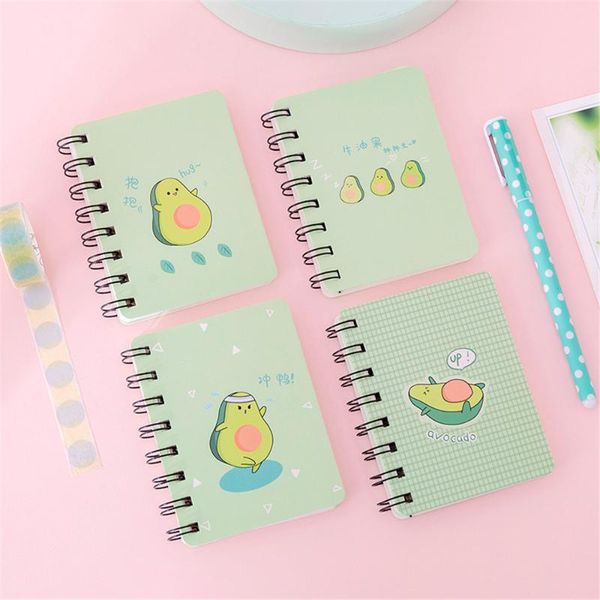 80sheets cute cartoon avacado notebook a7 coil notepad time planner portable diary excercise book kawaii stationery notepads, Purple;pink
80sheets cute cartoon avacado notebook a7 coil notepad time planner portable diary excercise book kawaii stationery notepads, Purple;pink