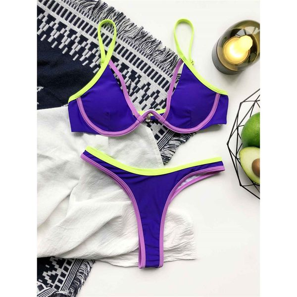 new splicing v-bar underwired bikini women swimwear female swimsuit two-pieces bikini set thong bather bathing suit swim k2868
new splicing v-bar underwired bikini women swimwear female swimsuit two-pieces bikini set thong bather bathing suit swim k2868